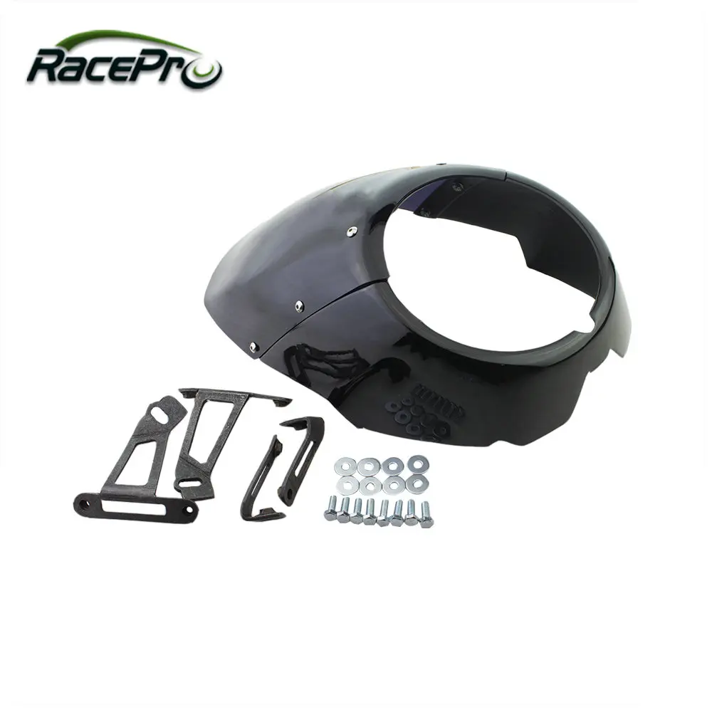 Racepro Motorcycle Windshield Windscreen Front Headlight Fairing With Bracket for Victory Octane 2017