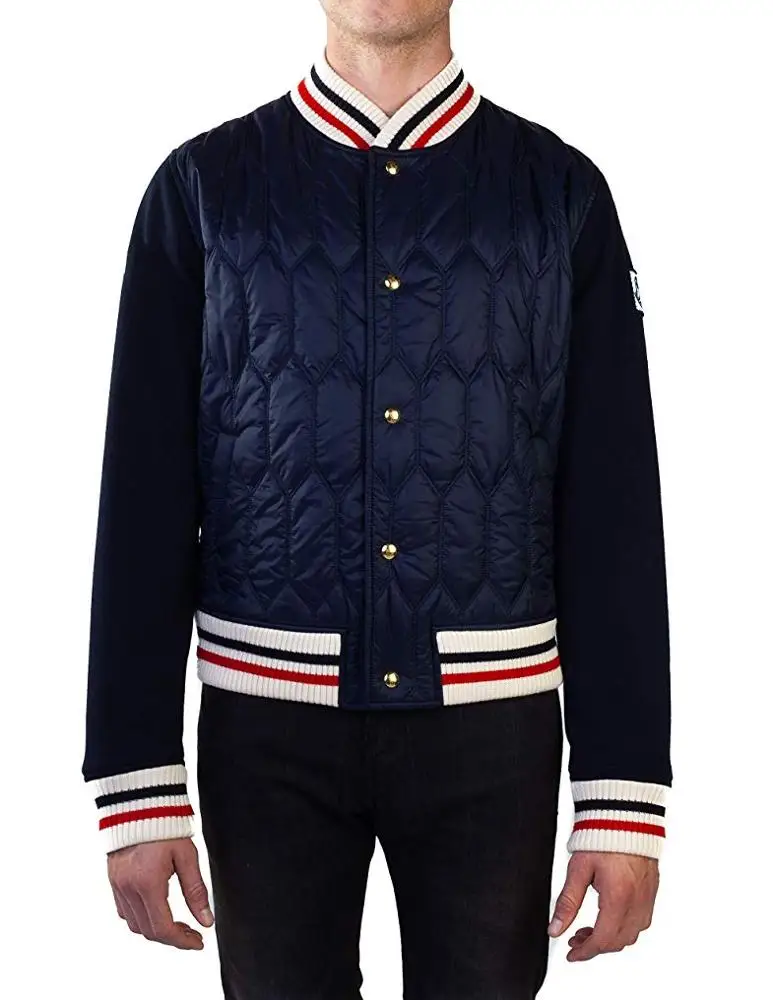 mens quilted custom baseball bomber letterman jacket/coat by la