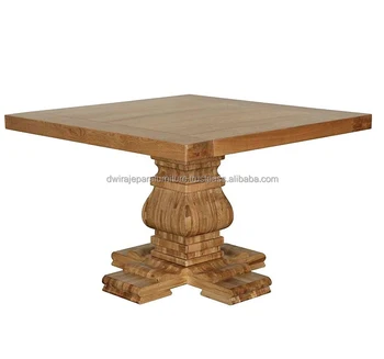 HOME FURNITURE - WOODEN FURNITURE DINING TABLE VINTAGE FRENCH STYLE