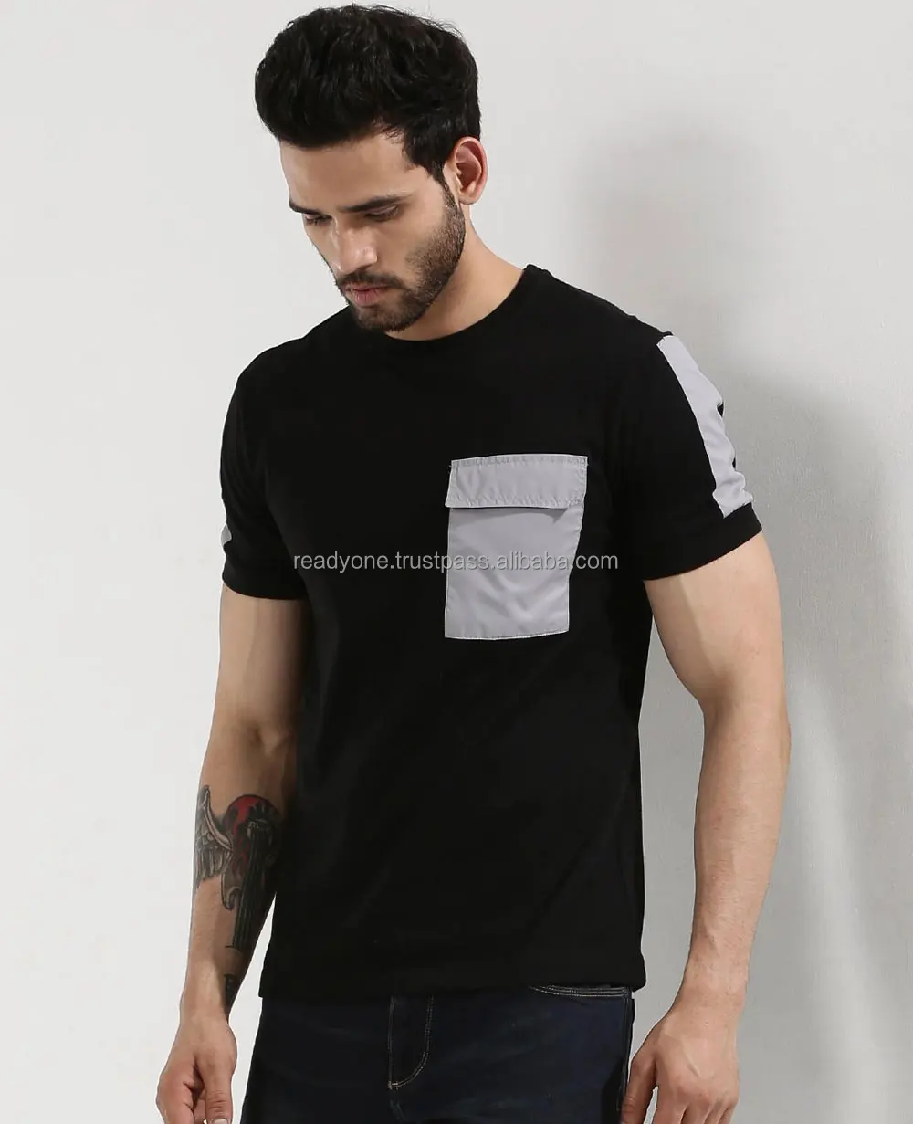 Shoulder Panel Custom Cotton Polo Shirt 