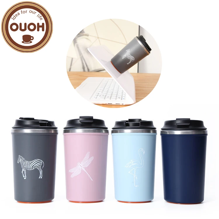 Китай, оптовая продажа, Волшебная чашка с двойными стенками, красивая кружка для кофе на заказ, нержавеющая сталь