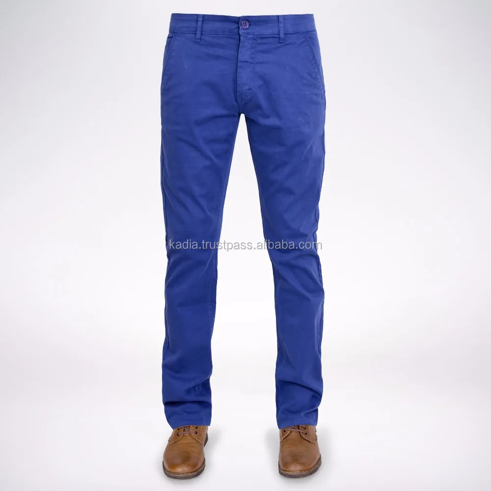 Cotton blue pants Outlet