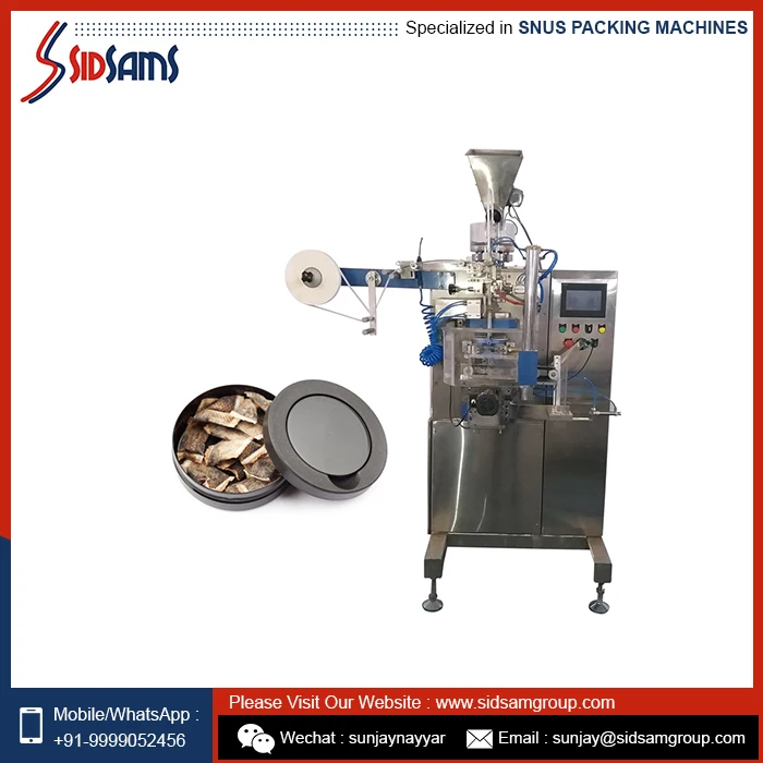 Высокоскоростной фильтр Naswar, табачная упаковочная машина Snus