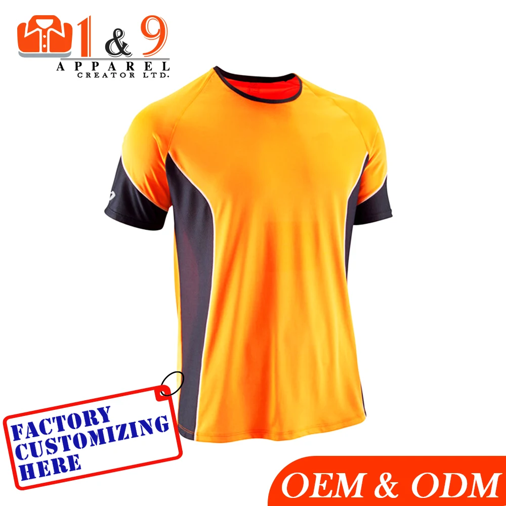 orange sport polo shirt
