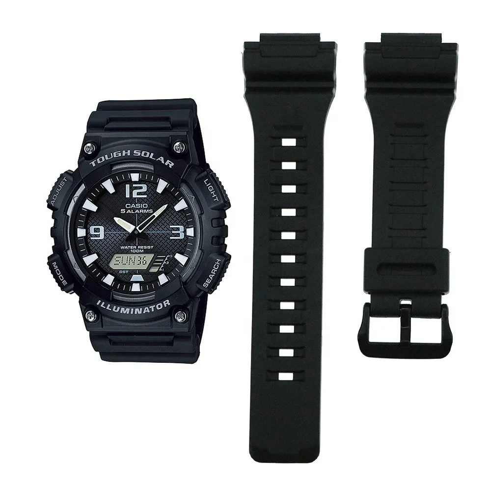 matte black digital watch