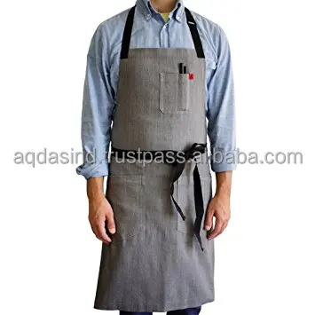 Newest Hot Sell Custom Printing White 160g Cotton Canvas Chef Work Apron -  Buy Children Apron For Kids Chef Apron,100% Cotton White Apron,Heavy Canvas  Aprons Product on 