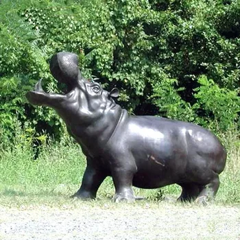 Filme de animação de fibra de carácter realista Escultura Hipopótamo  escultura de Banda Desenhada - China Hipopótamo Escultura e escultura de  PRFV preço