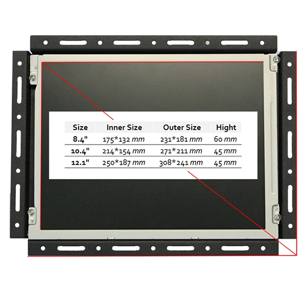 to VGA XVGA LCD CRT Video Converter Mazak industrial monitor replacement 