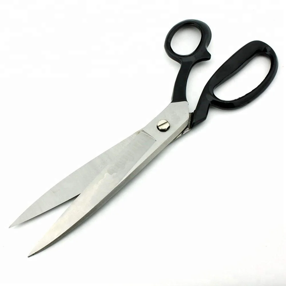 7 Inch Long Heavy Duty Stainless Steel Tailor Scissors Black Handle Fa –  A2ZSCILAB