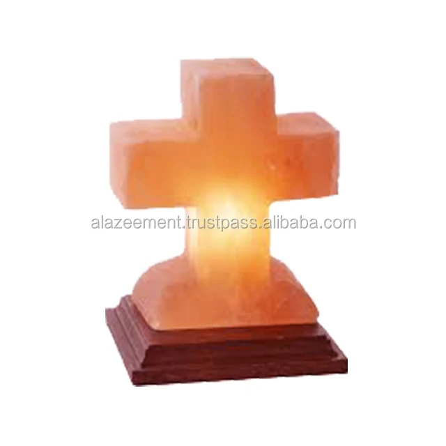 cross himalayan salt lamp