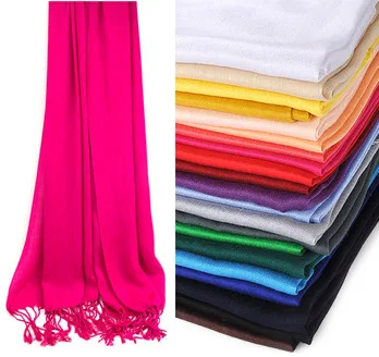 Assorted Solid & Printed Pashmina Cotton Scarves for Ladies Elegant Summer Shawls with Custom Logo Made in India