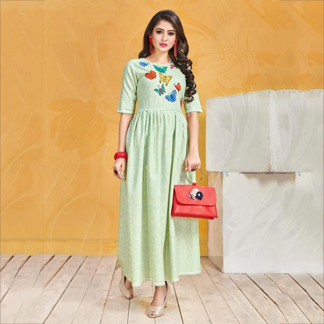 linen kurtis