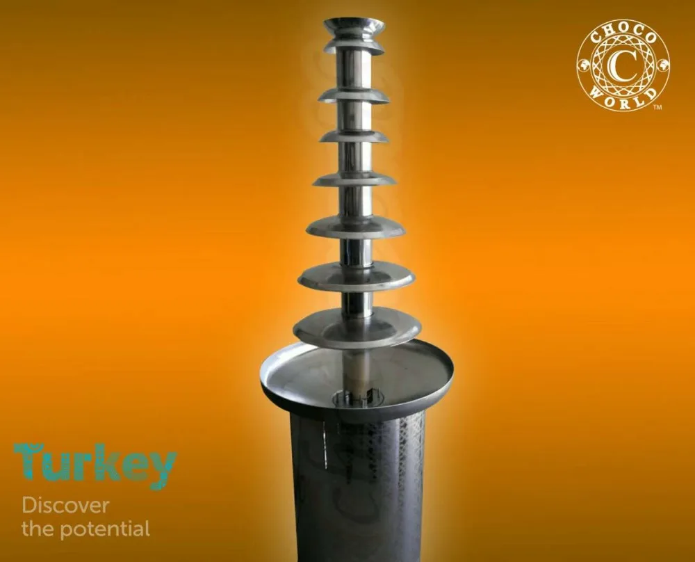 8 Layers Commercial Chocolate Fountain