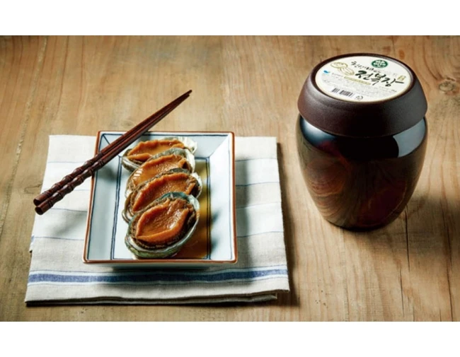 soy sauce marinated raw abalone from anyway korea