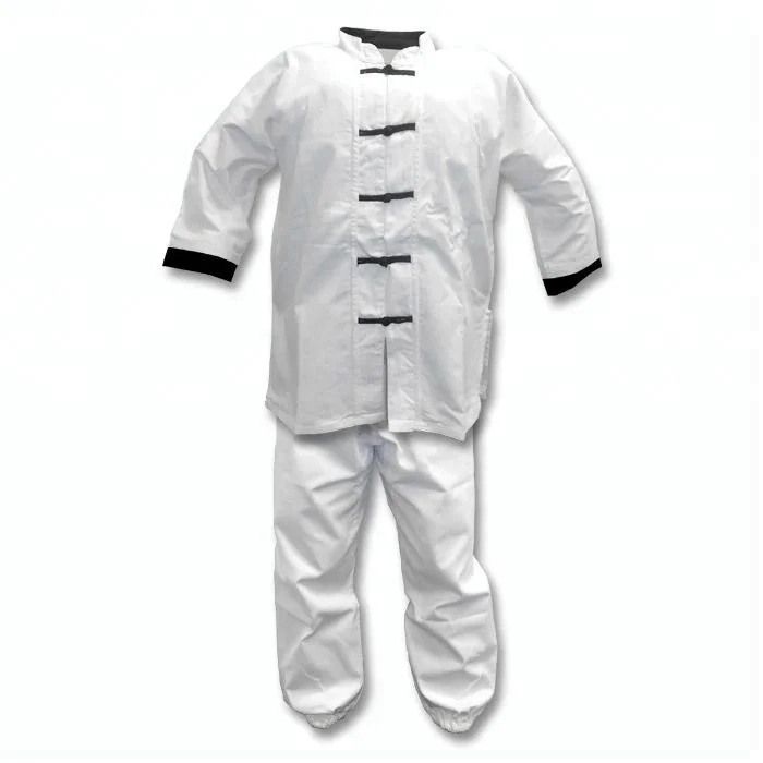 White Complete Kung Fu Uniform Size 5