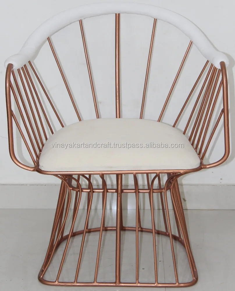 century furniture outdoor furniture on Mid Century Modern Iron Wire Chair 2017 New Design Outdoor Iron Wire Chair With Seat Cushion Home Furniture Living Room Chair Buy Metal Wire Chair Rose Gold Wire Chair Meeting Room Chairs Design