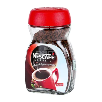 NESCAFE CLASSIC coffee 47.5g (Glass) Russian Origin