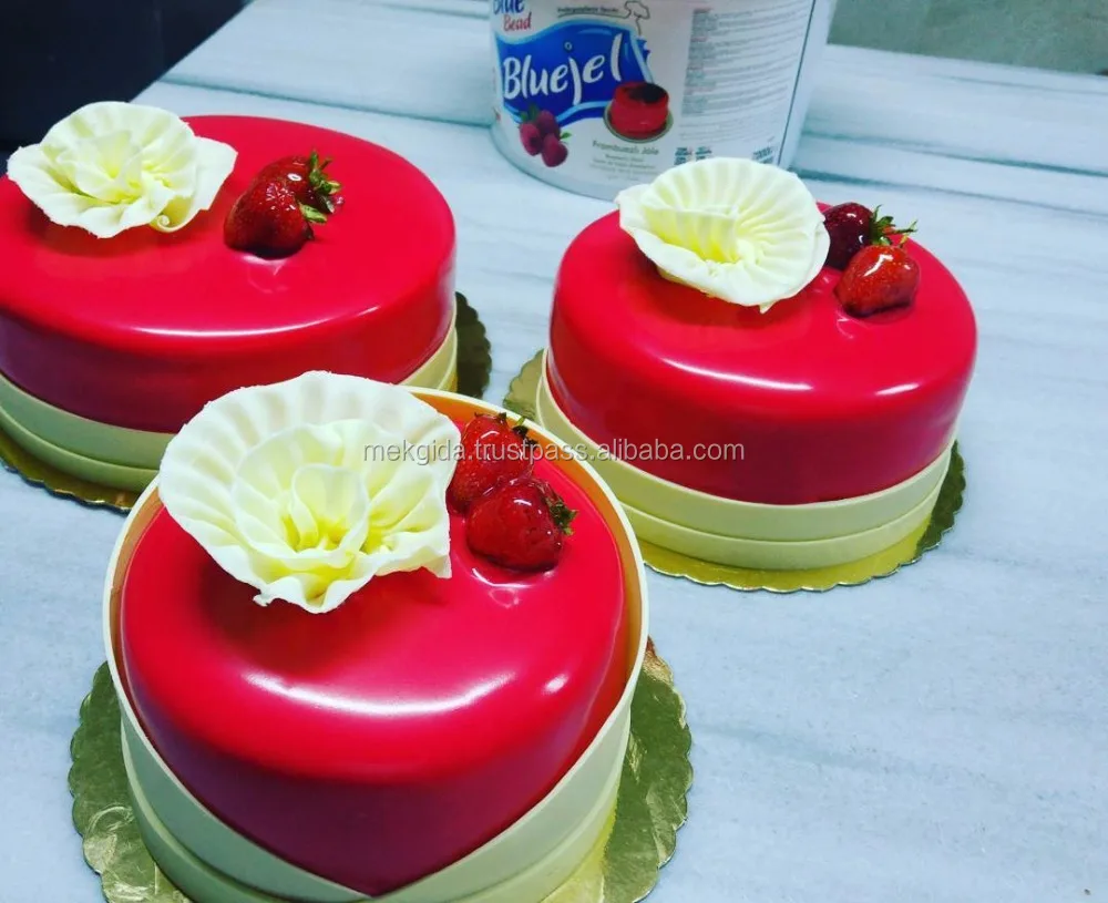 Bluejel Edible Raspberry Cold Glaze Jelly For Cake Decoration Buy Cold Glaze Jelly Cake Decorations Edible Jelly Product On Alibaba Com