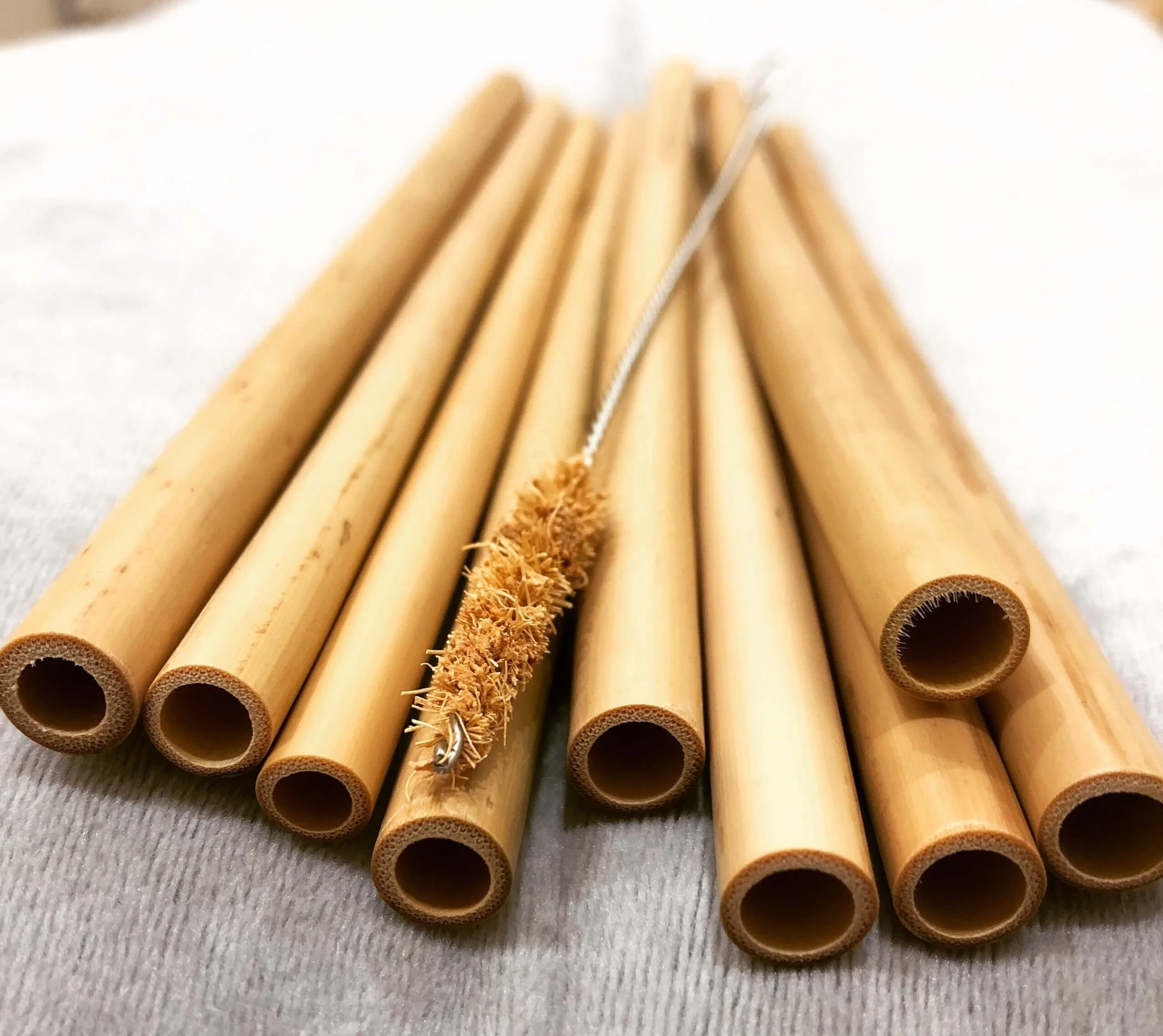 来自越南的竹制饮用水吸管/高品质可重复使用的竹吸管