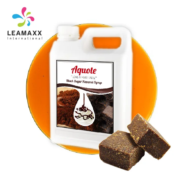 taiwan popular black sugar syrup for bubble milk tea wholesale