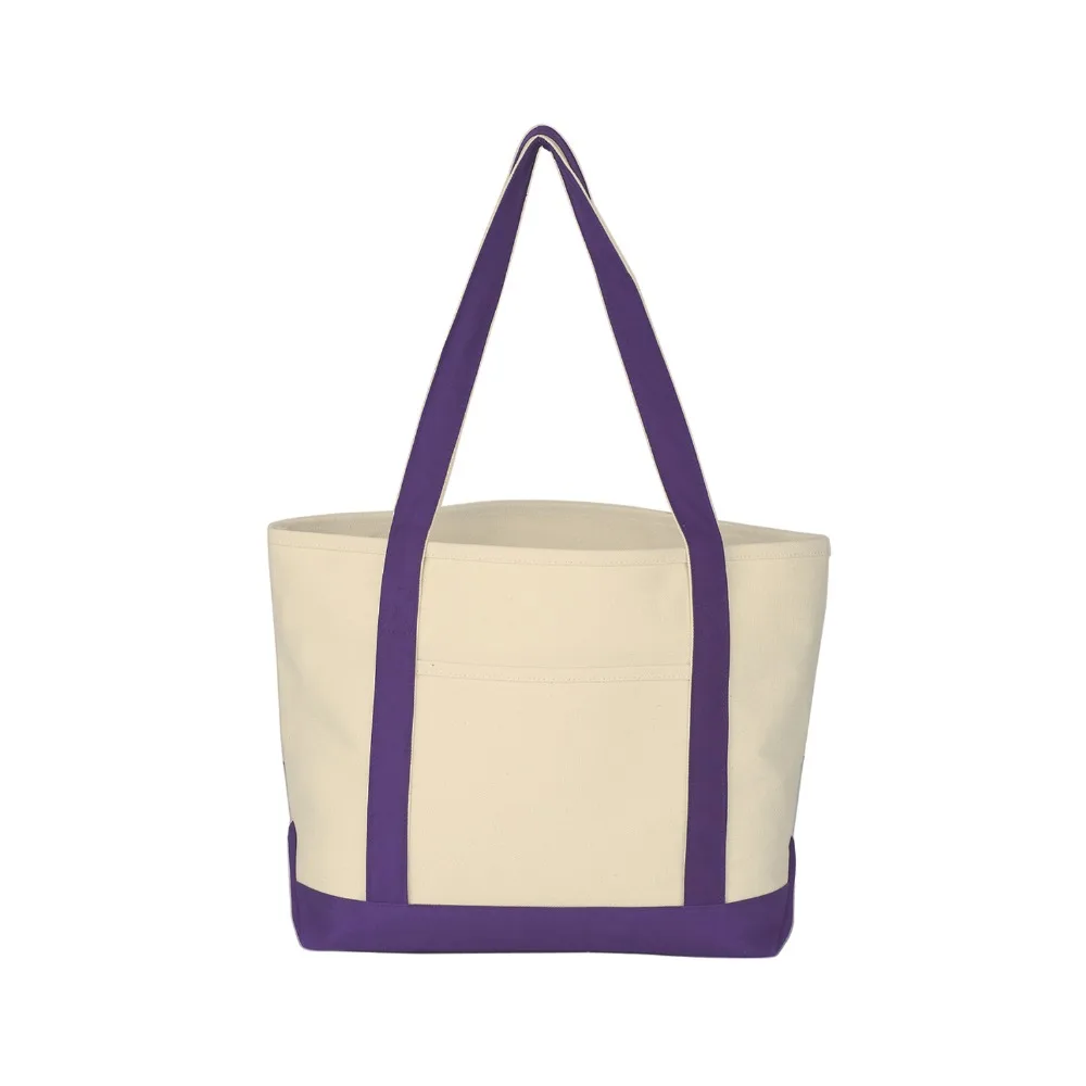 purple tote bags bulk