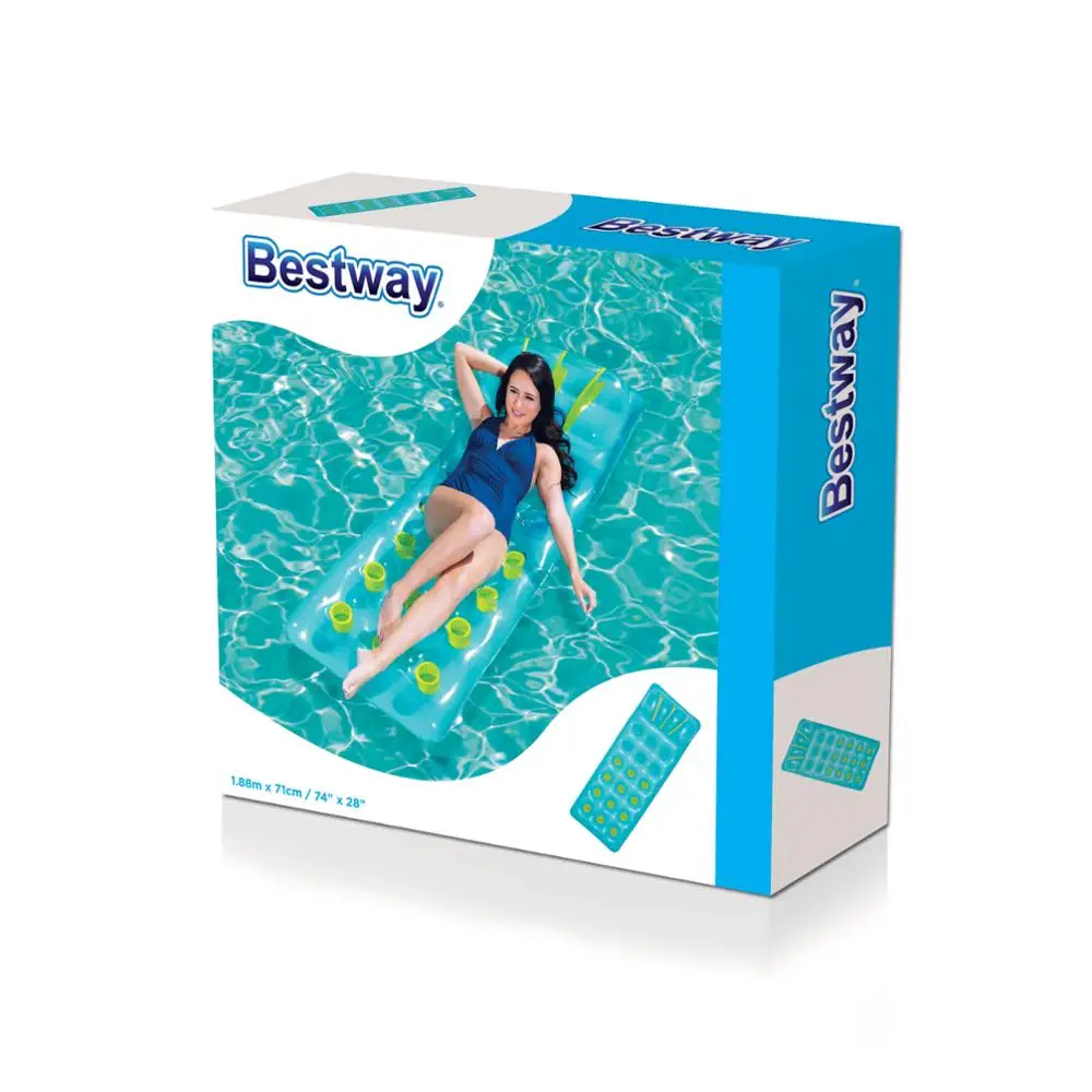 Bestway 43015 Adult Inflatable Pool Float Mattress Assorted Customize