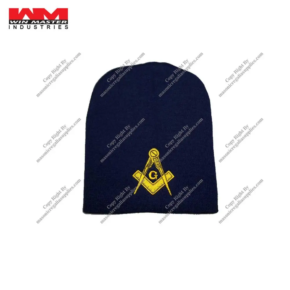 Topi Tengkorak Freemason Masonik Bordir 