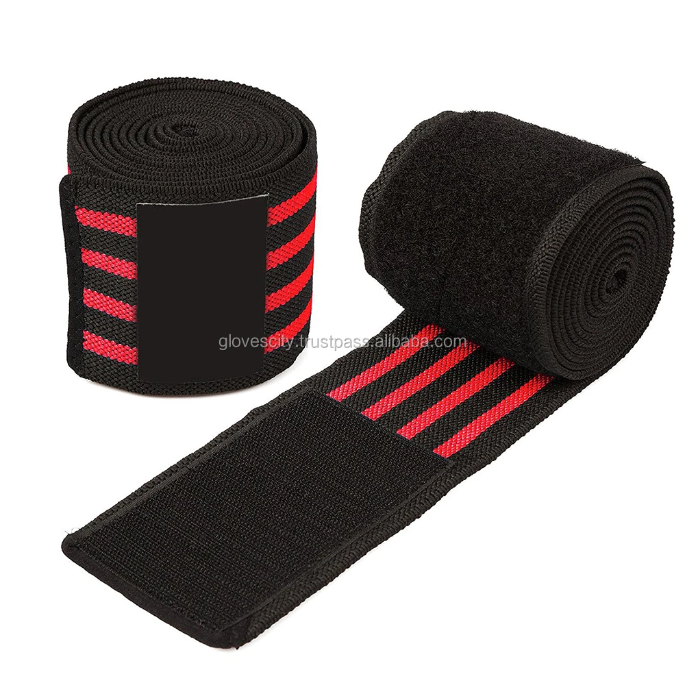 Fitness City Weight Lifting Heavy Knee Wraps Highly Durable Sports Knee 