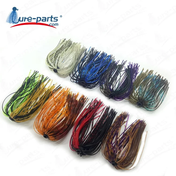 wholesale silicone jig skirt material, bass