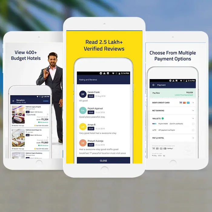 По запросу услуги по разработке приложения для оформления гостиниц и ресторанов в Индии-электронные