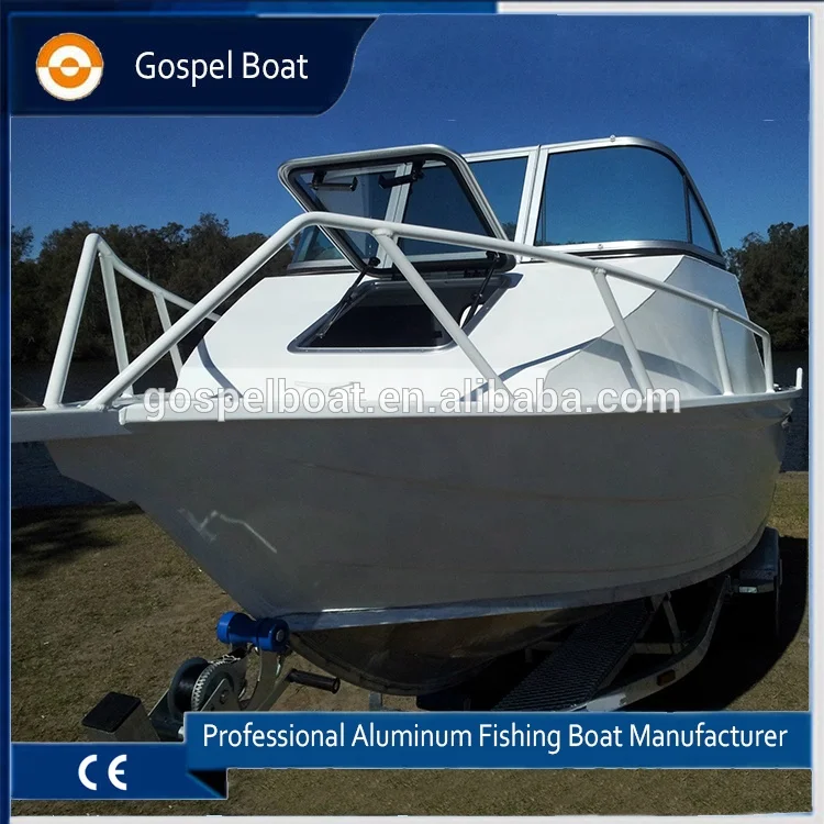 17 Ft Aluminum Press Boat with Cuddy Cabin Made in China - Main Image