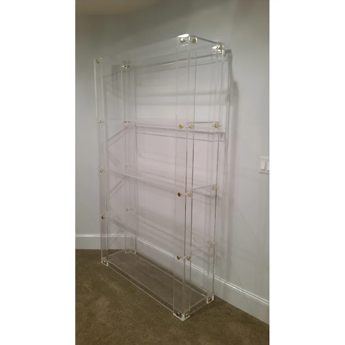 large floor standing retail acrylic rack