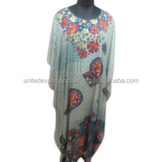 floral print kaftan dress