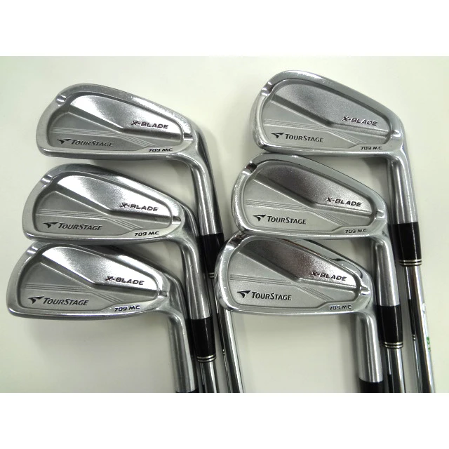 Source TOURSTAGE X-BLADE 709 MC 6S Iron Set Golf Clubs on m