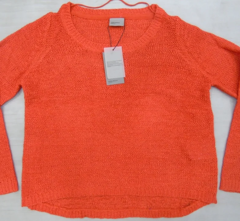 orange color sweater