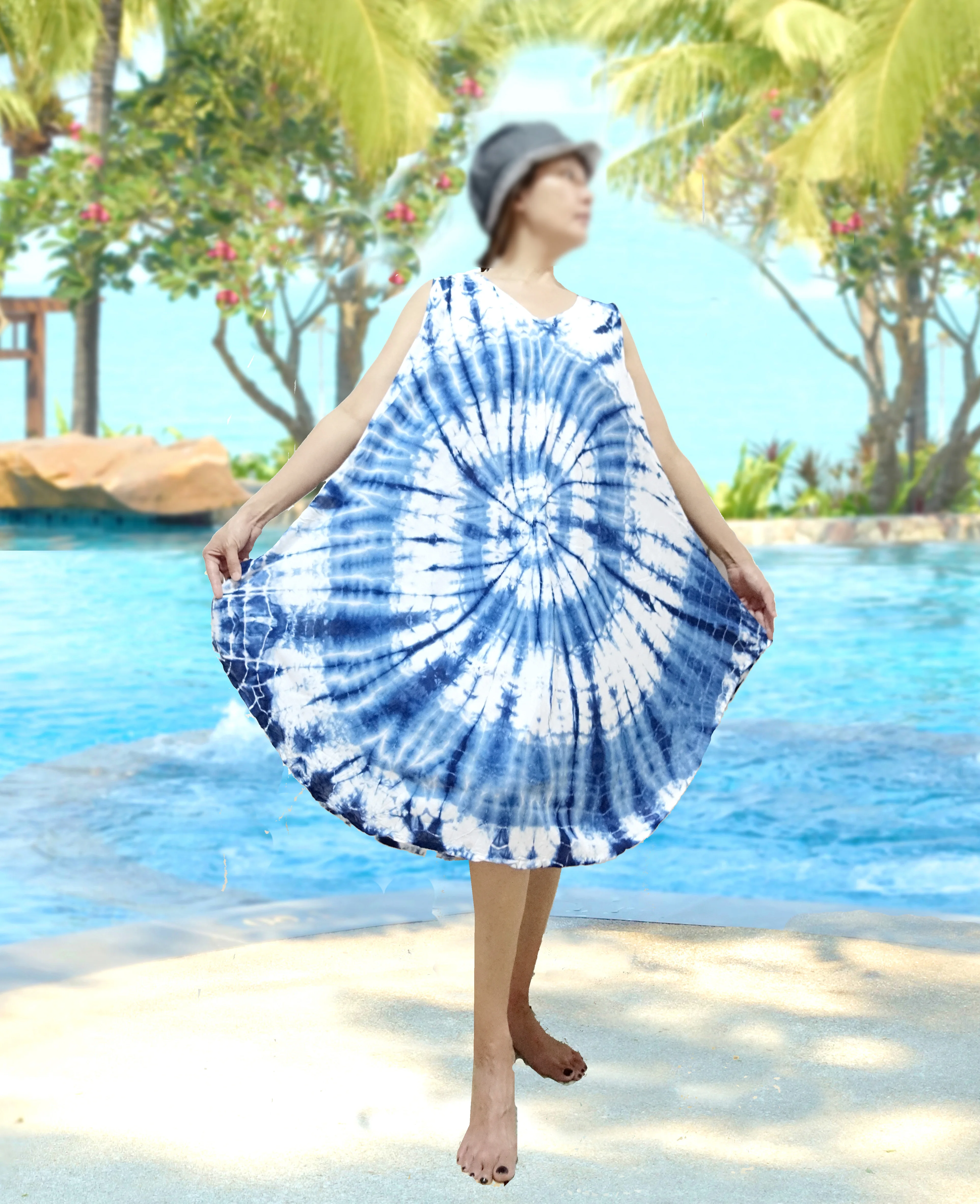 Thai dye dress Clearance