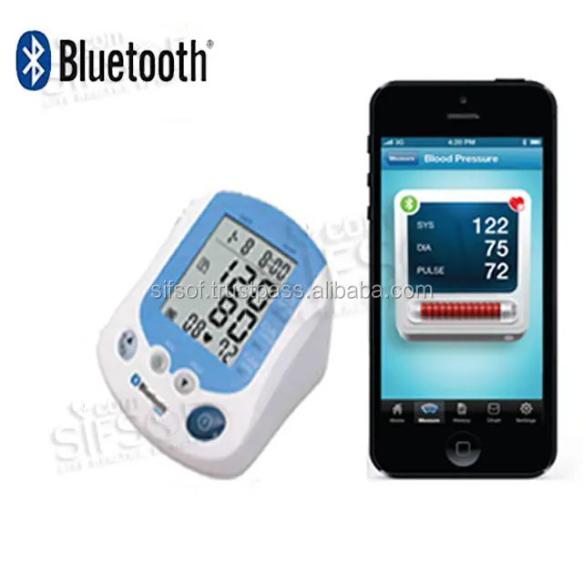 electronic manometer for blood pressure measurement