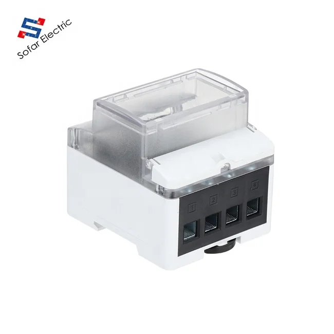 4P Din Rail Mounting Meter Case for Electricity Energy