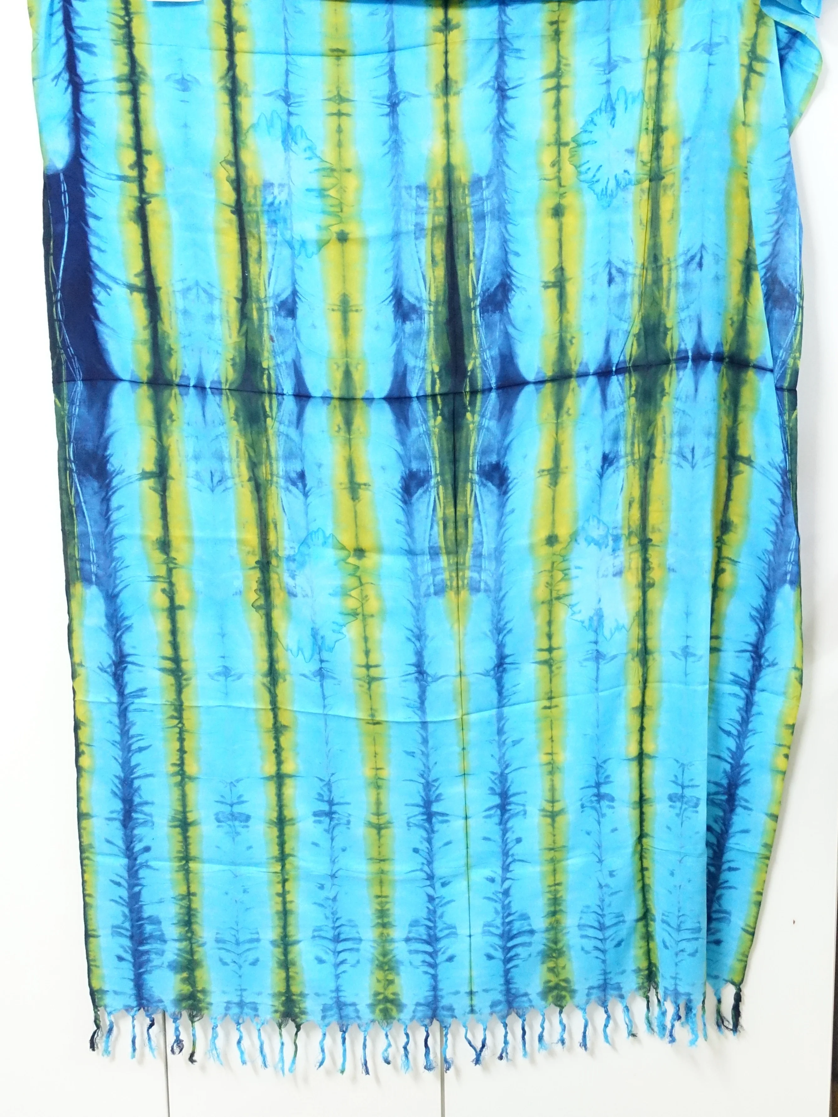 Винтажный цветной галстук ручной работы в стиле хиппи бохо с красочными бусинами пляжное саронг тайском