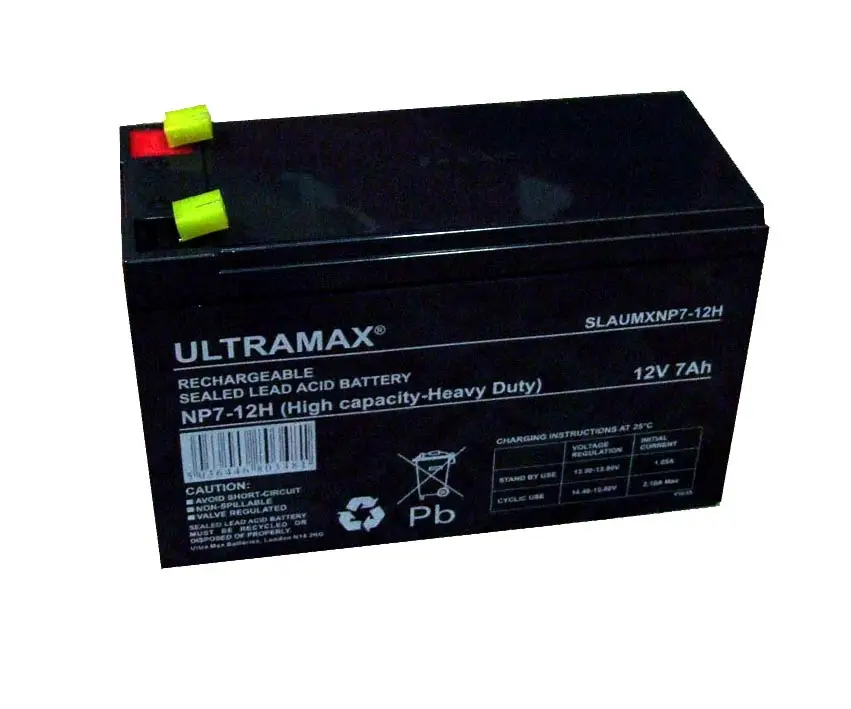 ULTRAMAX 12V 7AH HEAVY DUTY DEEP CYCLE Rechargeable ALARM PANEL BATTERY