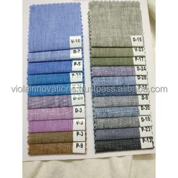 Factory Wholesale Washed 45% Linen 55% Cotton Linen Fabric