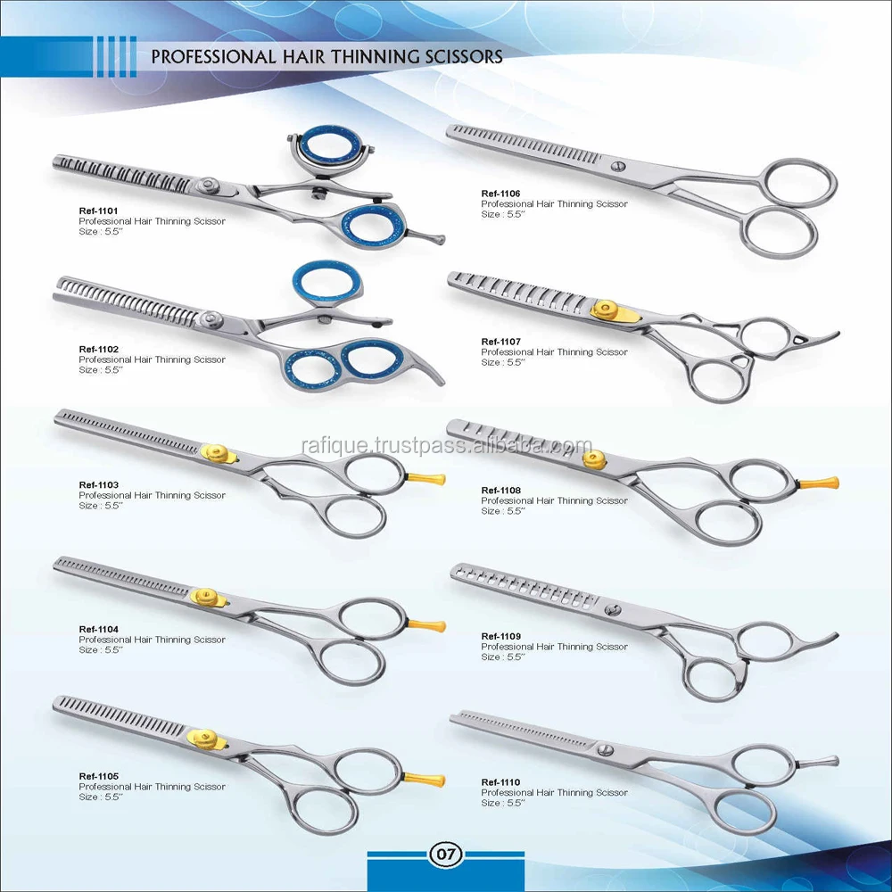 professional hair thinning scissors