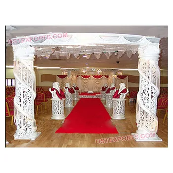 Wedding Fiber Crystal Gate Wedding White Welcome Gate Hindu Wedding Welcome Gate