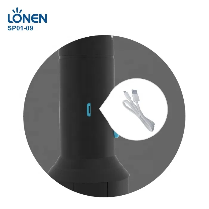 LONEN Rechargeable Solar Torch with Li-ion Battery IP65 Rated