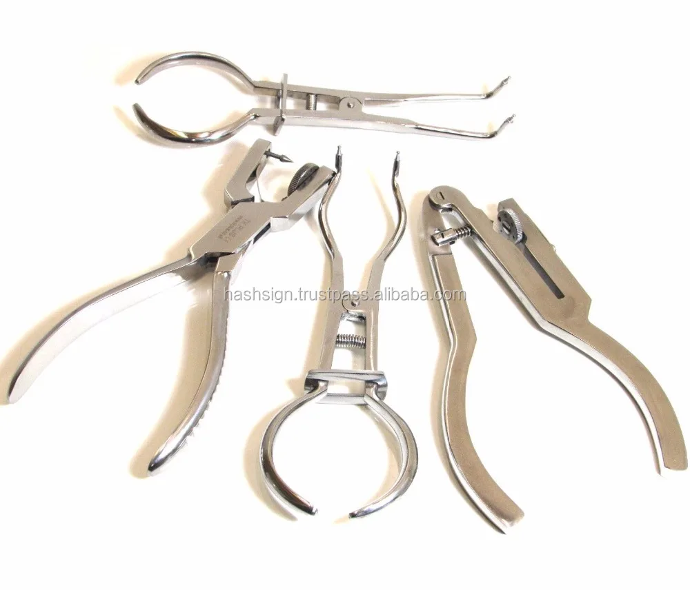 Kit D'instruments Pour Digue Dentaire Ainsworth Brewer - Acier Inoxydable - Neuf