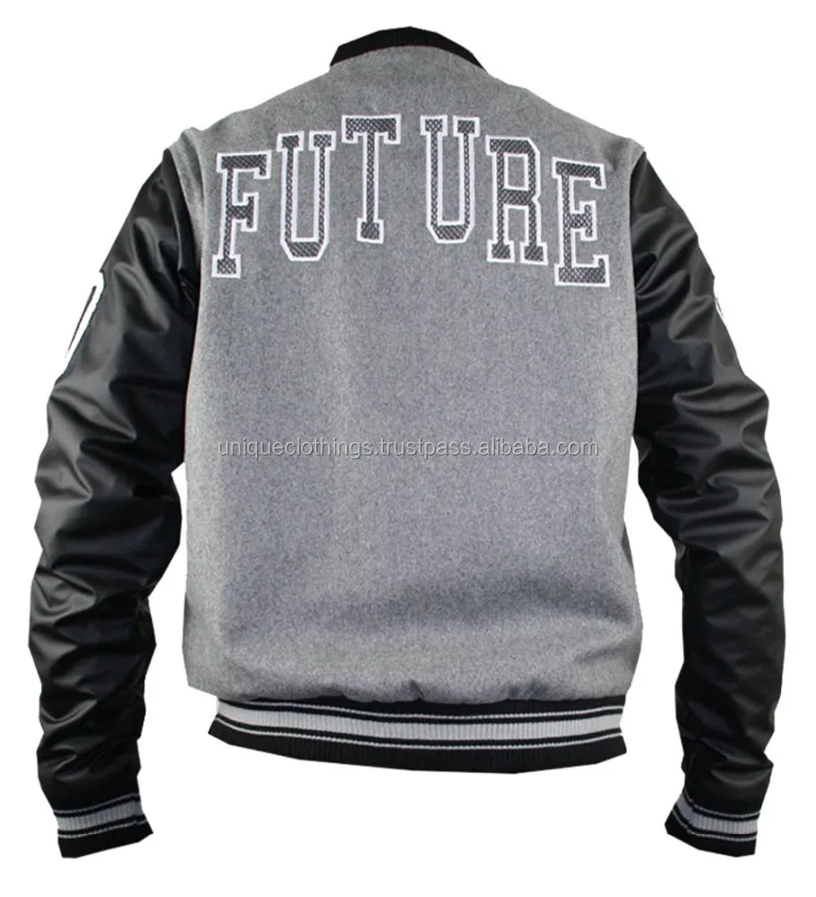 Unisex Bomber Men's Baseball Varsity Jacket 