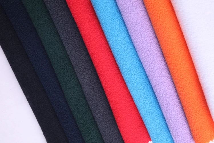 Флисовая ткань для вязания, домашняя текстильная ткань, светлая, однослойная и матовая, 100D/144F