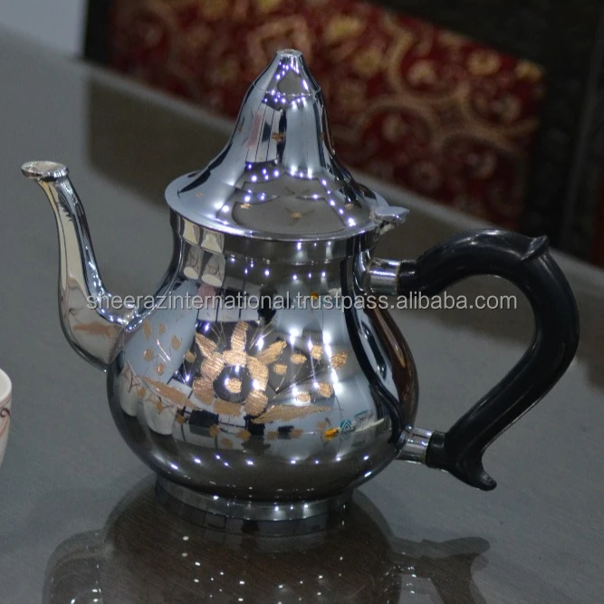 Stainless Steel Turkish Australia Arabic Decorative Stove Top Tea Pot Kettle Handmade Tea Coffee Pot For Gas And Induction Buy Arabic Teapot Unique Teapots Cheap Teapot Product On Alibaba Com