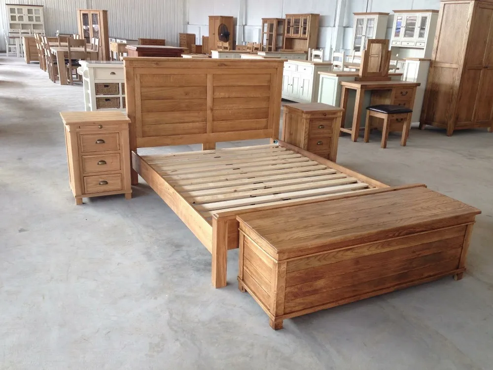 Wooden Beds Solid Wood Bed Frame Bedroom Furniture Sets Solid Wood