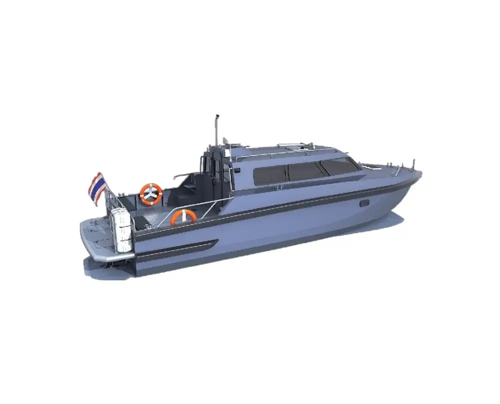 12م (40قدم) New Surveillance boat fast Military use high speed Aluminium boat Patrol boat